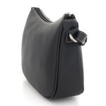 Bolso Bandolera mujer en lona y piel vacuno color negro Angula EL POTRO