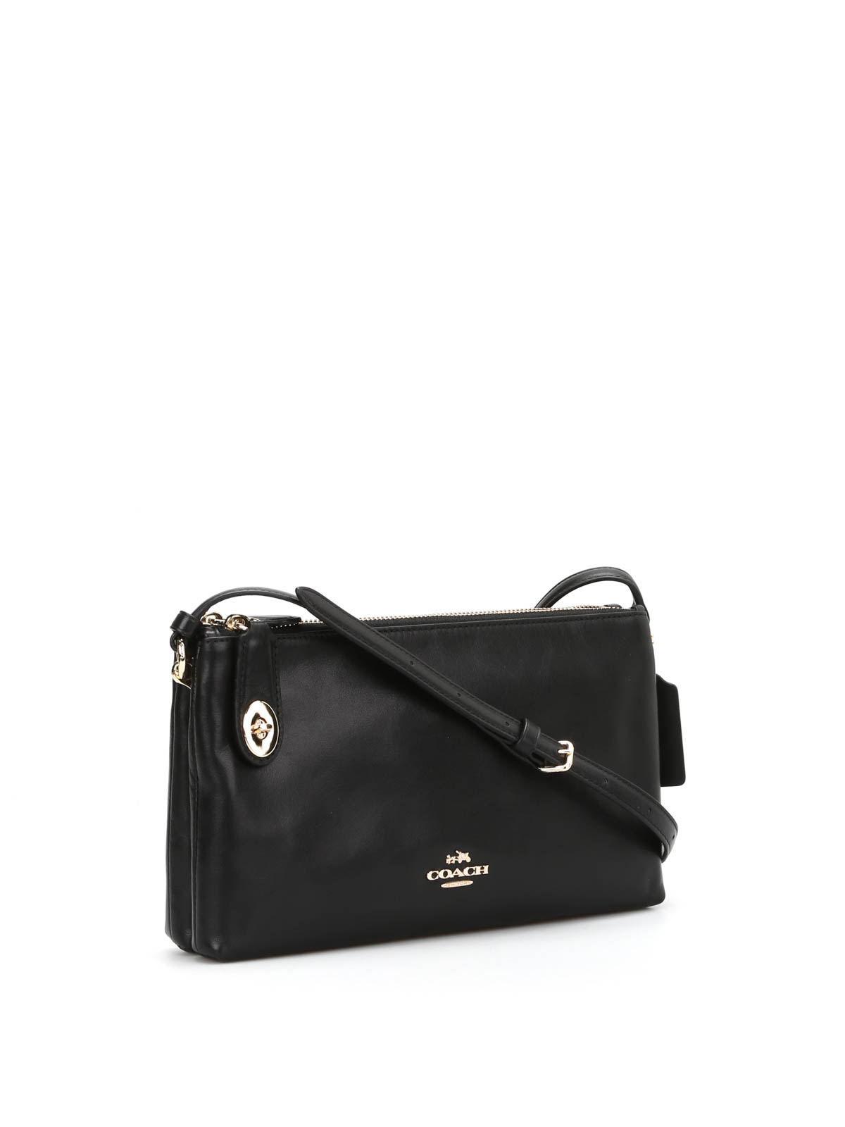 bandolera-negra-mujer-727plm-1.jpg Coach Bolsa Bandolera Negra Para Mujer Negro Mujer|36552LIBLK - Imagen 1