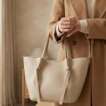 Bolso mujer grande de mano y hombro piel