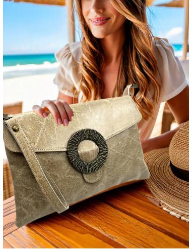 bolsa-para-mujer-875dht-1.jpg BOLSOS PIEL BEIGE PIEDRA CARTERAS PARA DIA Y NOCHE | BOLSOS MUJER - Imagen 1