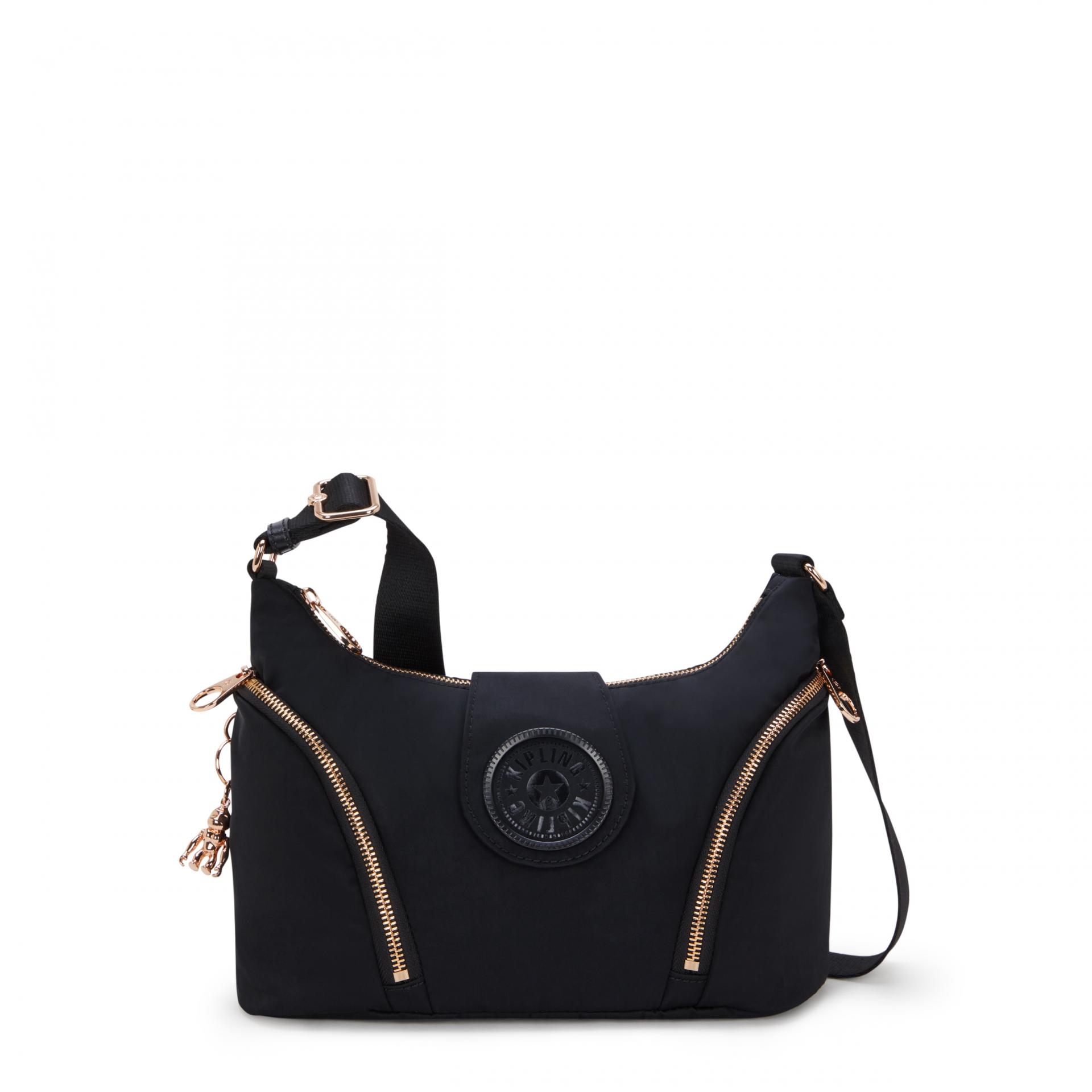 bolsas-kipling-066mok-1.jpg Bolso bandolera kipling sera m black rose spice I5107 62Q - Imagen 1