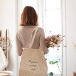 Tote bag / bolsa de algodón RESPIRA, SIENTE, VIVE. PREMIUM,