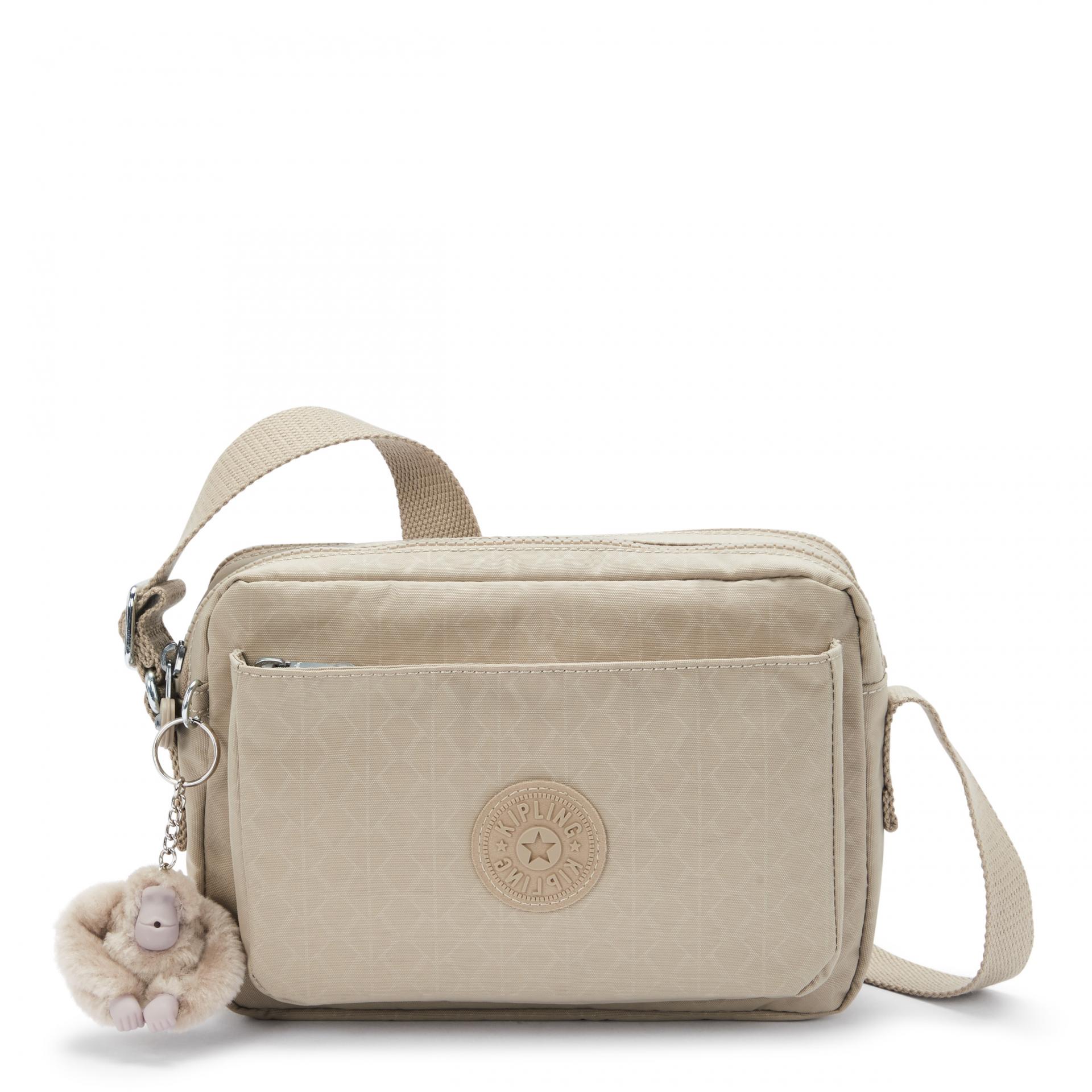 bolso-kipling-102vba-1.jpg Bolso bandolera kipling abanu m sign beige emb I6831 96A - Imagen 1