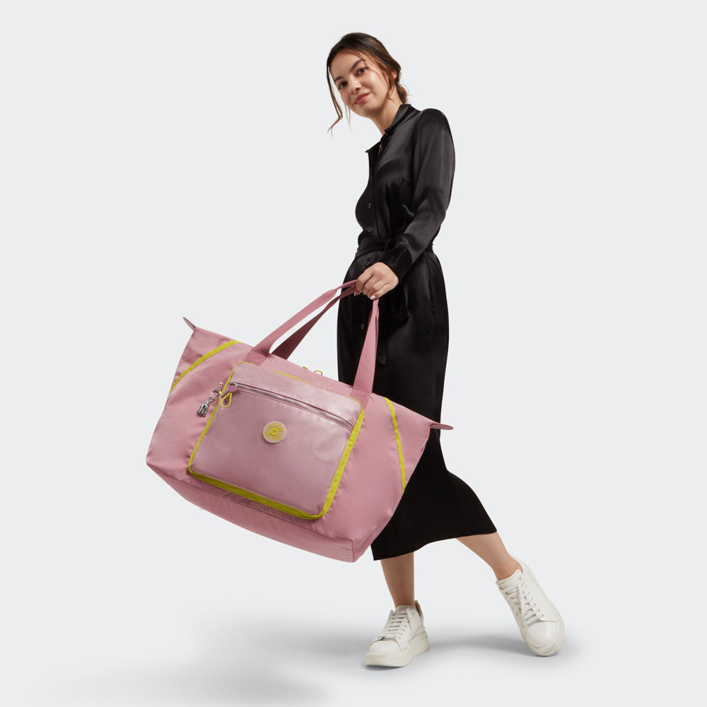 bolso-kipling-901mky-1.jpg Bolsa de viaje Kipling ART M CL Lavanda transparente Tote grande - Imagen 1