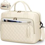 RAINSMORE Maletin Portatil Impermeable Bolso Portatil Mujer 17,3 Pulgadas | Portadocumentos Mujer Grande Bolso Ordenador Portatil Mujer para Trabajo ...