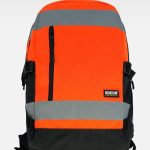 Mochila de alta visibilidad Capacidad 25 litros Naranja — Maxport Vestuario Laboral
