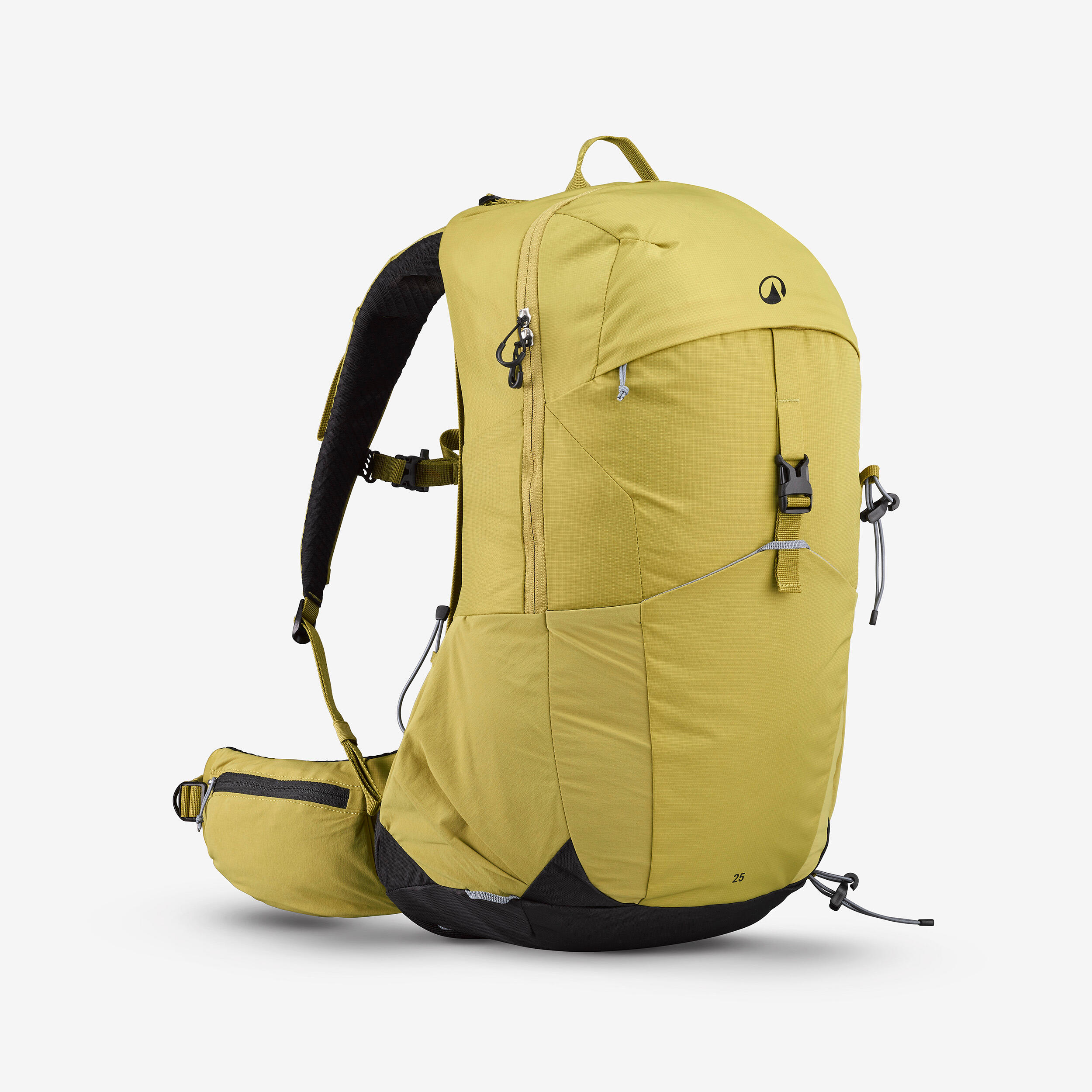 mochila-25-litros-740dam-1.jpg Mochila de senderismo ventilada 25L MH500 caqui - Imagen 1