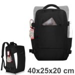Mochila Ryanair Equipaje De Mano 40x20x25 Mochila De Viaje Pequeña Avión Negra | eBay