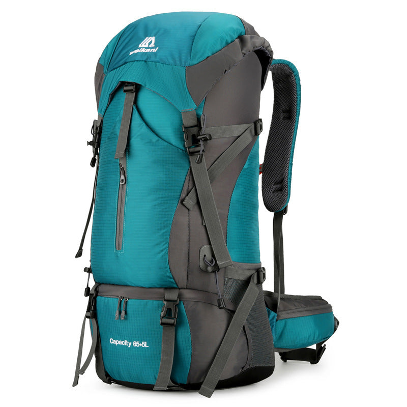 mochila-70-litros-629acp-1.jpg Mochila de senderismo impermeable de 70L con espalda ventilada y múltiples bolsillos. - Imagen 1