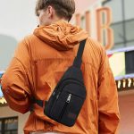 Mochila Bandolera Hombre Bolso De Pecho Hombre Bolso De Pecho Para Hombre, Bandolera, Versátil, Informal, Pequeño