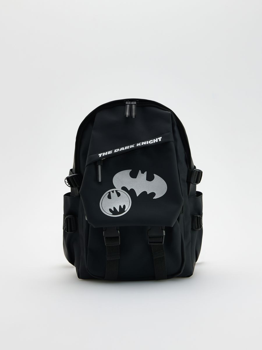 mochila-batman-214pay-1.jpg Mochila Batman con elementos reflectantes Color negro RESERVED 442GX 99X - Imagen 1
