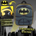Mochila 3D Batman para niños con Capa Plegable Niños DC Comics Novedad Disfraz Mochila : Amazon.es: Moda