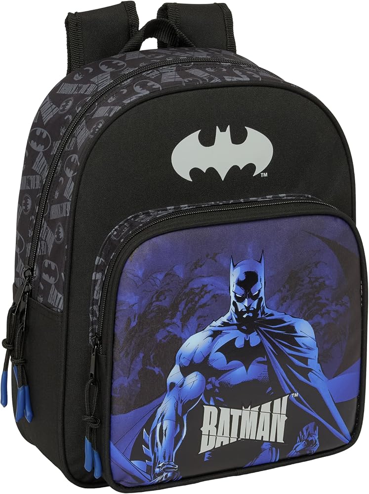 mochila-batman-458ukh-1.jpg BATMAN Mochila Escolar Infantil, Ideal para Niños de Diferentes Edades, Cómoda y Versátil, Calidad y Resistencia, 27x10x33 cm : Amazon.es: Moda - Imagen 1