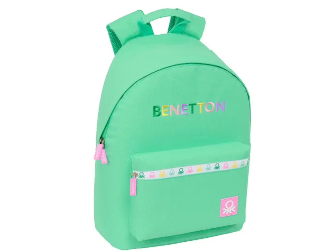 mochila-benetton-433fwu-1.jpg Mochila para Portátil 14.1'' BENETTON Mint (41 x 31 x 16 cm) - Imagen 1