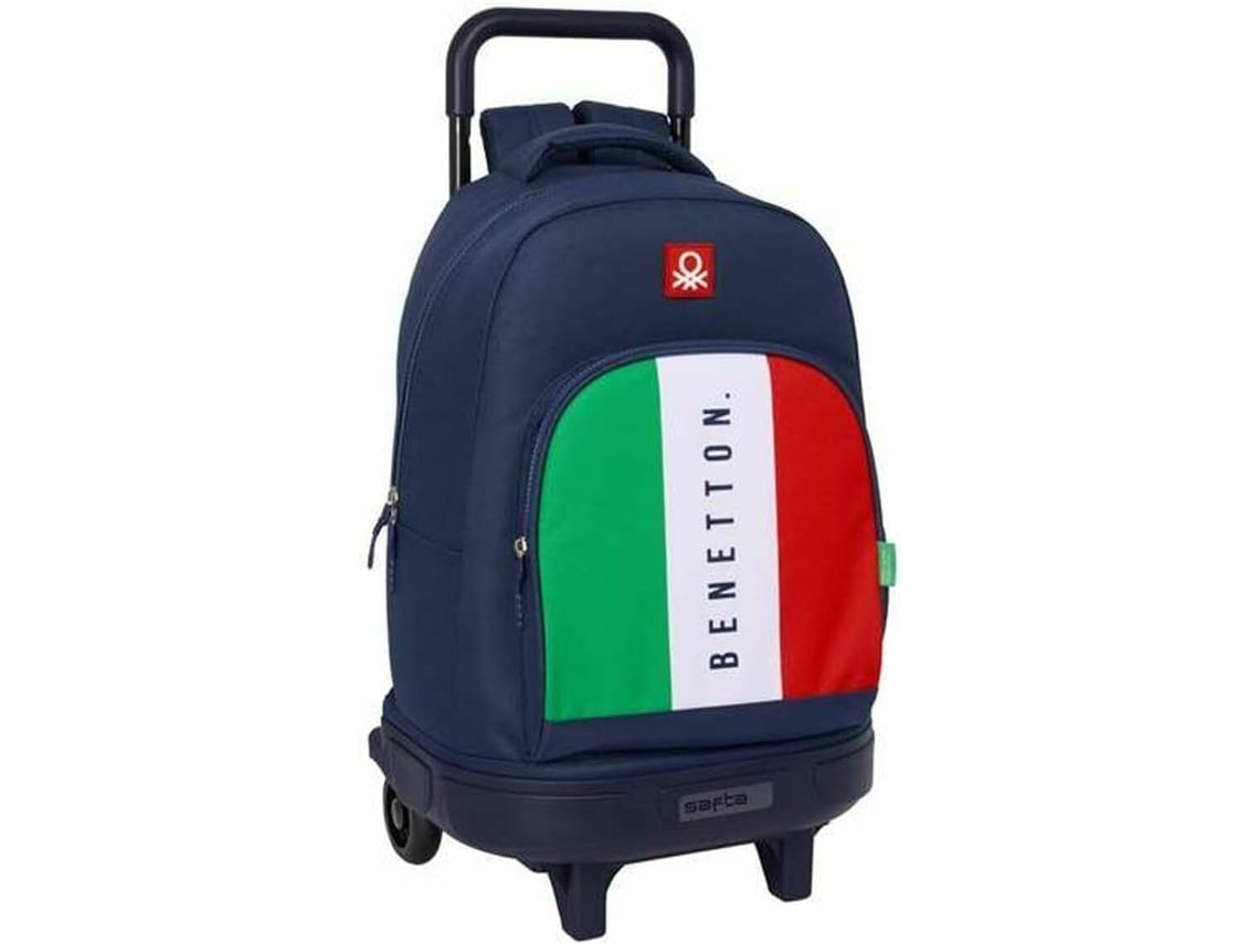 mochila-benetton-607pwv-1.jpg Mochila con Ruedas BENETTON Flag (45 cm) | Worten Canarias - Imagen 1