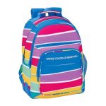 Mochila United Colors Of Benetton Stripes 42cm Adaptable