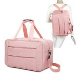 Bolsa De Cabina Convertible En Mochila 40x20x25cm 20l Rosa