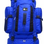 SiXsigma Sports Mochila extragrande de 120 L para viajes, camping, mochila grande de secado rápido para camping, pesca y bolsa de senderismo, mochila de senderismo ideal para hombres y mujeres, Azul :