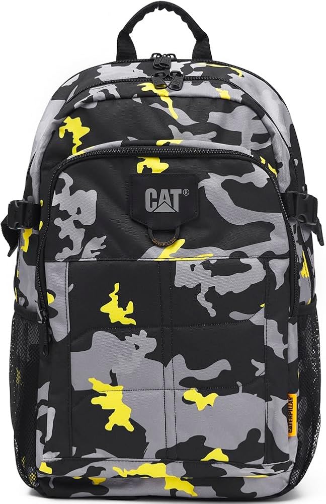 mochila-caterpillar-043zrz-1.jpg CAT Mochilas unisex Caterpillar, talla única, 84055 634 Camo Negro/Gris/Amarillo, Talla única : Amazon.es: Moda - Imagen 1