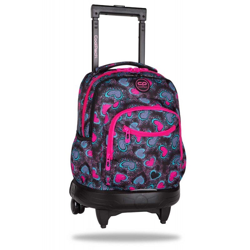 mochila-con-ruedas-para-ninas-365pmy.jpg Mochila con ruedas Buzzer Pink Deep Love de Coolpack - Imagen 1