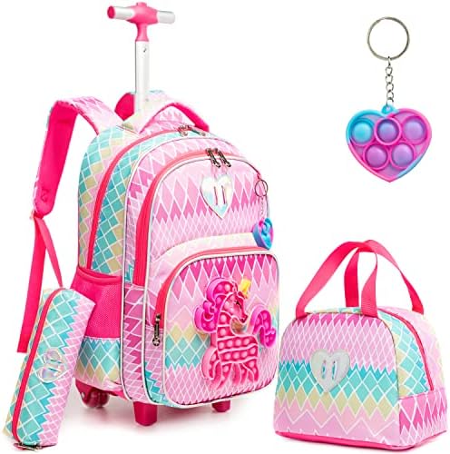 mochila-con-ruedas-para-ninas-473ttm.jpg Mochilas Para Niñas De Años Mochila Ruedas Niña Mochila Rodante Para Niños Impermeable - Imagen 1