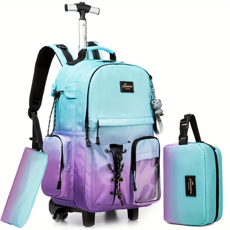 mochila-con-ruedas-para-ninas-500zss.webp mochila ruedas niñas mochila bolso primaria Temu El Salvador - Imagen 1