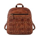 Mochila de piel natural 28x26x8 cm PAYEO