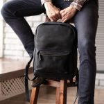 Mochila para portátil de cuero azul para hombre: bolsa de trabajo de 13 pulgadas Etsy España