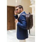 Cuero Hombre Mochila De Piel Vintage Bolso Mochila Hombre Mochila Marron Piel Mochila Cuero Hombre