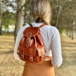 Cuero Vacuno Bolso Cuero Mujer Grande Mochila Grande Mochila Cuero Mujer Artesanal Bolso Mochila De