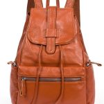 DRF Mochila Cuero Mujeres con Cordones Clásico Formato A4 BG121 (Marrón) : Amazon.es: Moda
