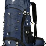 Outplea Mochila de Senderismo 60L Ligera Impermeable, Mochila de Montaña y Trekking Hombre Mujer con cubierta de lluvia, Mochilas de Viaje Grandes ...