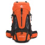 Mochila para acampar al aire libre de 60L, mochila de viaje para senderismo, escalada, deportes de caza, bolsas con cubierta para lluvia, bolso de ...