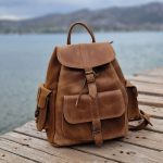 Mochila de cuero encerado hecha a mano, bolso de estudiante griego Etsy España