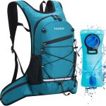 TEUEN 10L Mochila de Hidratación con 2 litros Bolsa de Agua BPA, Ligera Mochila de Correr Transpirable para Al Aire Libre Correr Senderismo o Ciclismo ...
