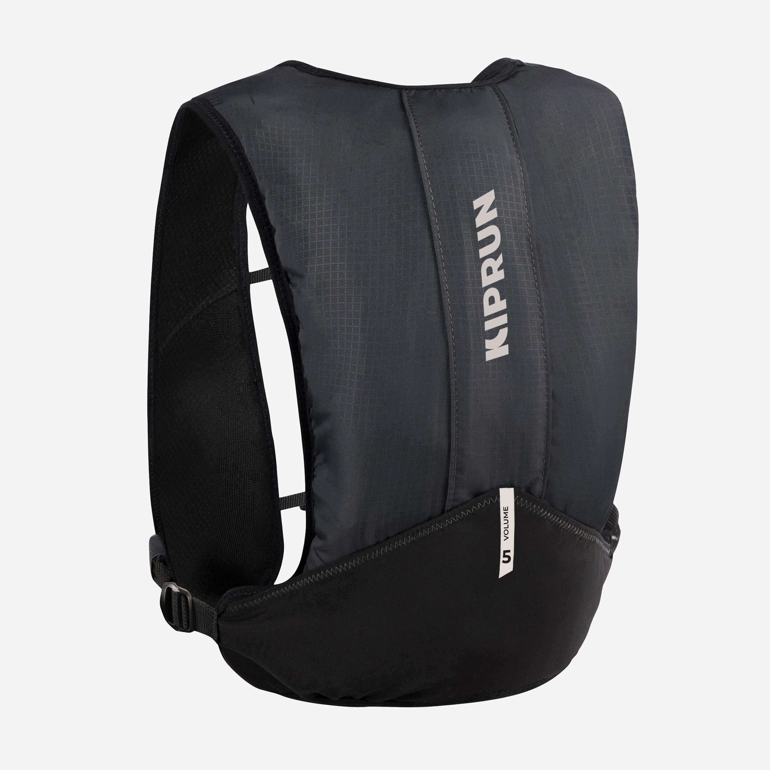 mochila-de-hidratacion-266ufk-1.jpg Mochila hidratación unisex+bolsa agua 1L incluida KIPRUN 500 5L essentiel negro - Imagen 1