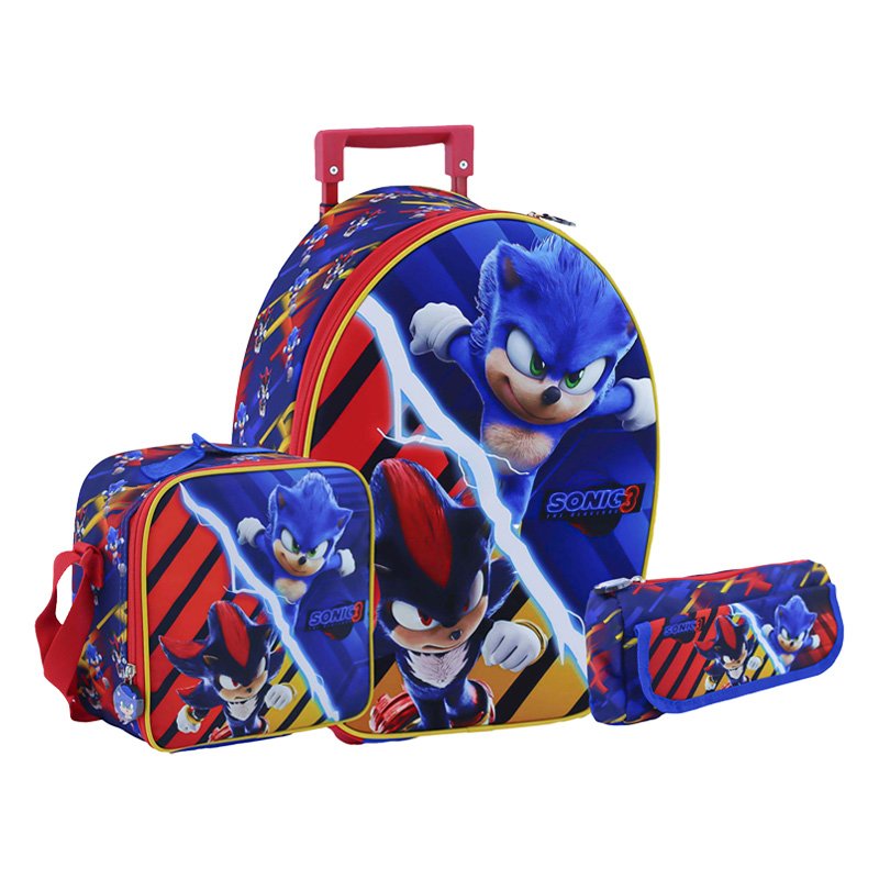 mochila-de-sonic-637ohq-1.jpg SET RANGER MOCHILA + LONCHERA + CARTUCHERA SONIC MOVIE 3D Editorial Berlin - Imagen 1