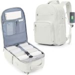 Mochila, Maletas de Cabina, Mochila de Viaje para Mujer y Hogar, Color Marfil Eifson | Worten.es