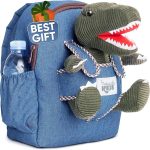 Naturally KIDS Mochila Mediana de Dinosaurio Verde Mochilas Infantil con Bolsillos Juguetes de Dinosaurio para Niños de 3 a 9 años Regalos para Niña Niño de 5 6 7 8 9 años : Amazon.es: Juguetes y juegos