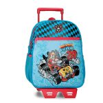 Mochila adaptable con carro 33cm Disney hight speed con capacidad de 10L