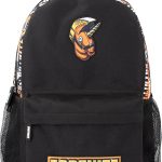 Fortnite Mochila escolar para niños, color negro, grande, A4, multicompartimento, bolsa de viaje con bolsillos de malla y correas acolchadas ajustables para los hombros, Negro/naranja : Amazon.es: Moda