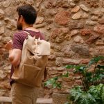 Mochila casual para hombre, Mochila ligera para el trabajo, Mochila informal de oficina, Mochila con cremallera en la espalda Etsy España