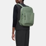 Mochila impermeable con bolsillo frontal Book Dapypack Large de hombre Verde Rains