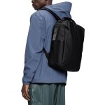 Mochila Clip Front impermeable de hombre Negro Rains