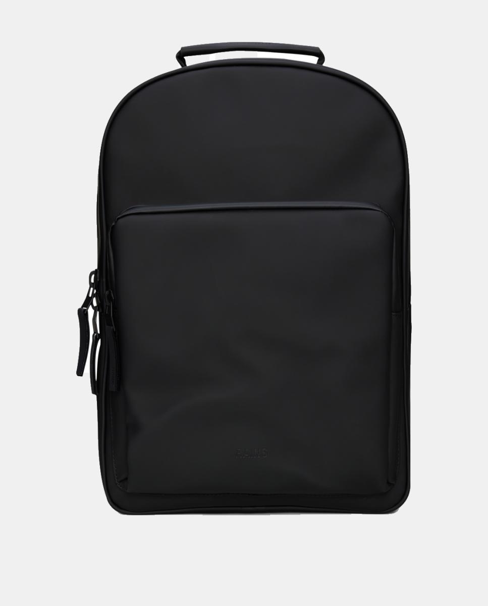 mochila-impermeable-hombre-897hyu-1.jpg Mochila impermeable con bolsillo frontal Book Dapypack Large de hombre Negro Rains - Imagen 1