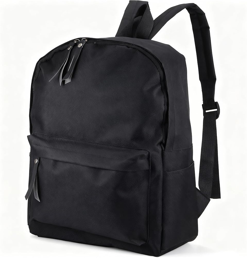 mochila-impermeable-hombre-930qcm-1.jpg Hahorpa Mochila Negra Unisex, Mochila Impermeable para Hombre y Mujer, Backpack Ligera para Universidad Instituto, Mochilas Pequeña Multifuncional ... - Imagen 1