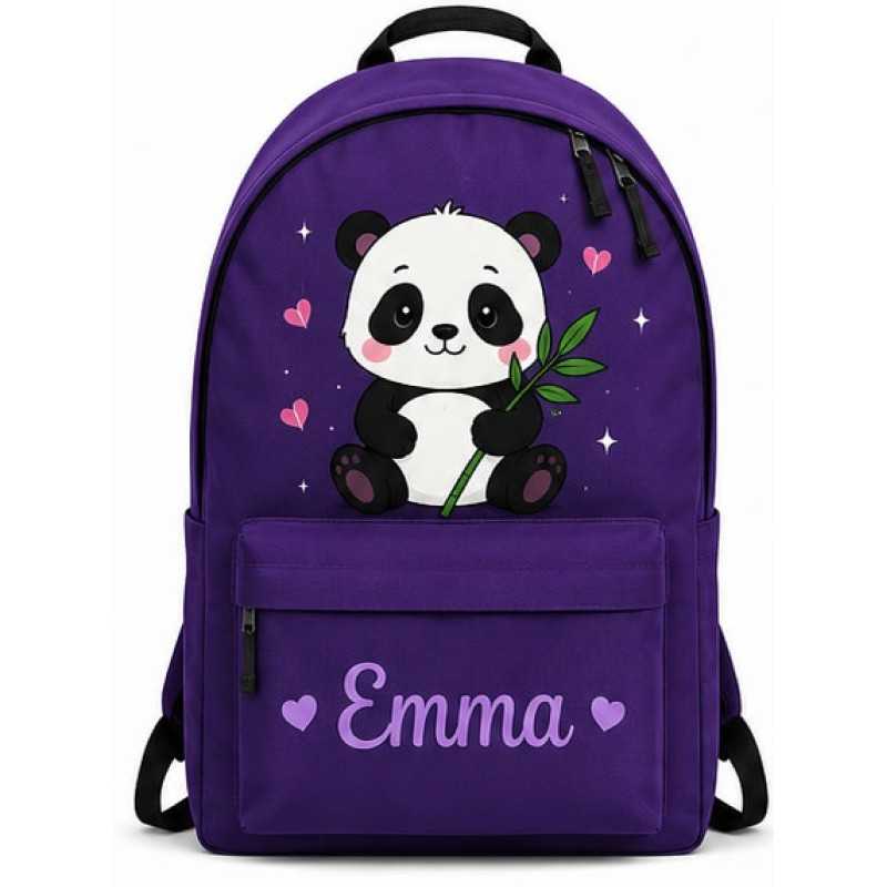 mochila-infantil-personalizada-785bhx-1.jpg Mochila Escolar Personalizada Panda con Nombre | Mochila Infantil niña| Estores Iroa - Imagen 1