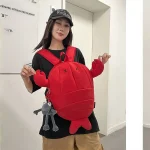 Kawaii Cartoon Langosta Mochila de Gran Capacidad Kawaii Fashion Shop | Cute Asian Japanese Harajuku Cute Kawaii Fashion Clothing