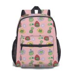 Mochila Kawaii Frog: Mochila escolar para portátil con estampado floral de fresa y limón Etsy España