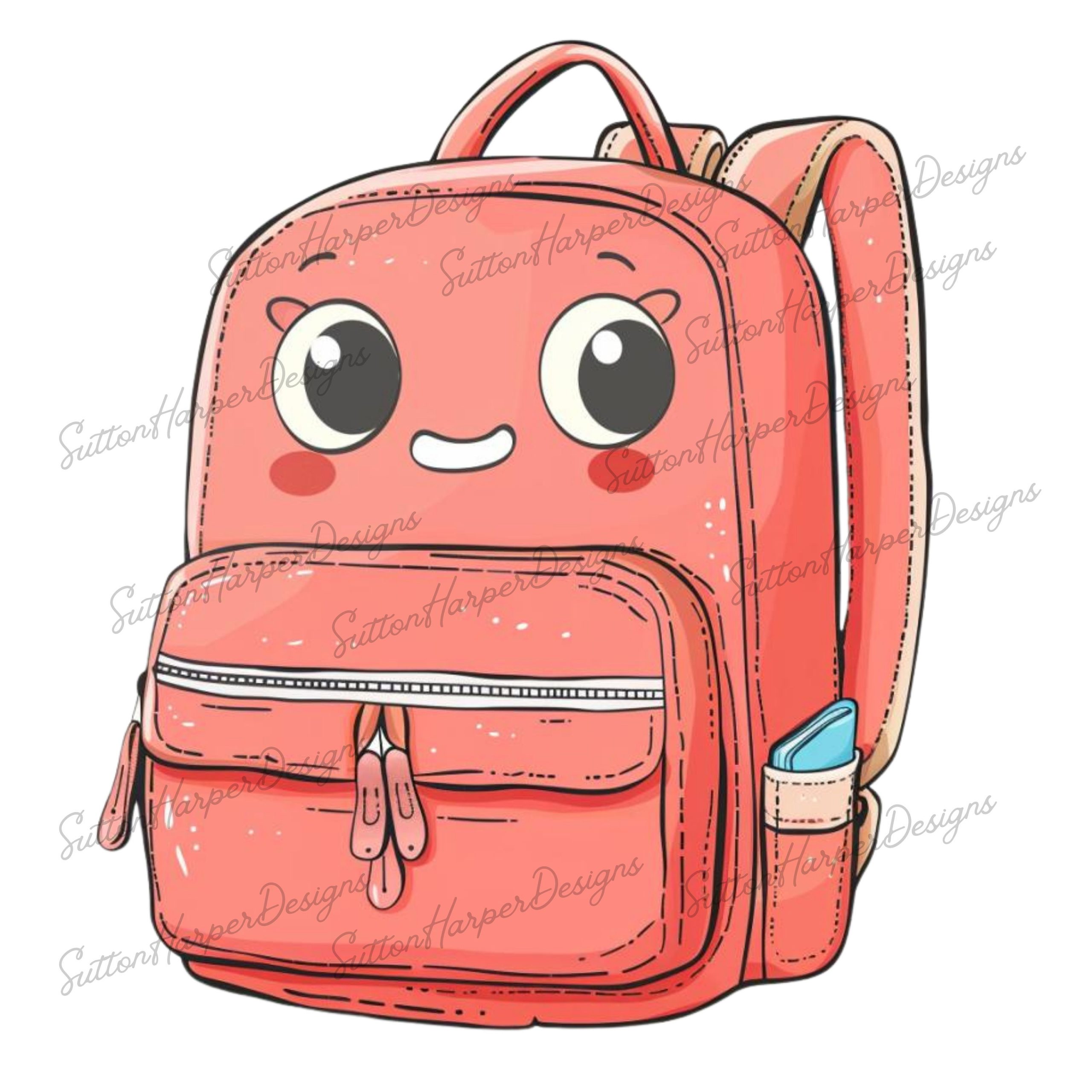 mochila-kawaii-325boy-1.jpg Mochila roja Kawaii Cartoon Clipart PNG ilustración, Linda mochila Kawaii School png, Kawaii School pngs clipart, Mochila linda para niños png Etsy España - Imagen 1